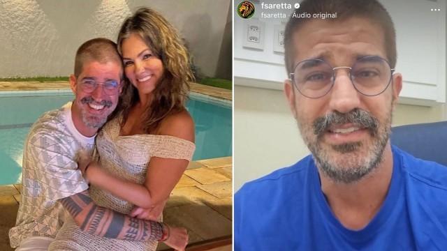 MARIDO DE SUZANA ALVES, EX-TENISTA FLÁVIO SARETTA CHORA AO RELATAR DOENÇA RARA NA CABEÇA E CIRURGIA: 'PODERIA SER FATAL'